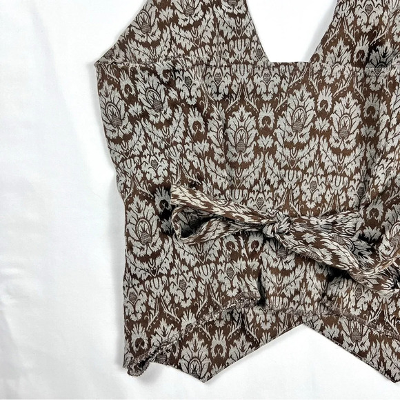 Vintage 90’s Forever 21 Cropped Waist Coat - Picture 3 of 8